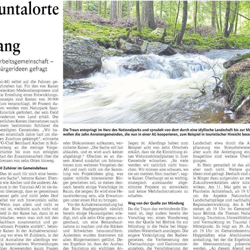 Nahe-Zeitung, 08.04.2017